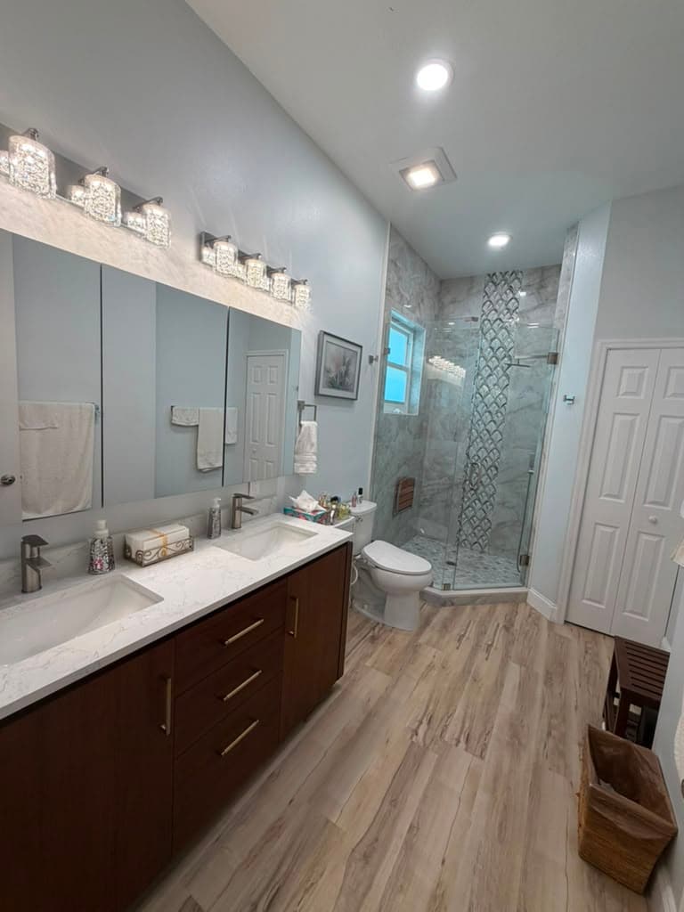 A tidy, freshly cleaned room ready for the homeowner.